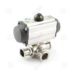 Pneumatic 3-Way Ball Valve