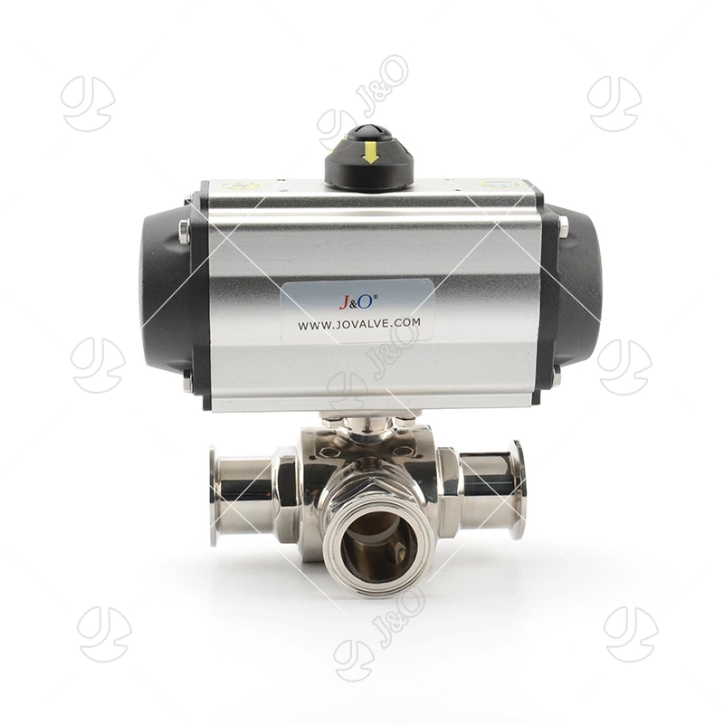 Sanitary Stainless Steel 3 Way Ball Valve