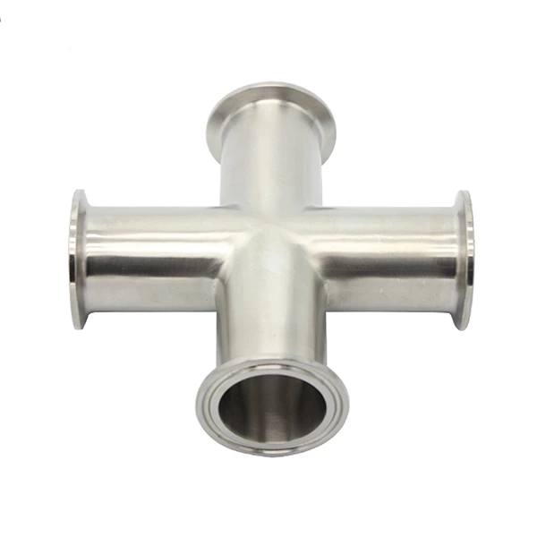 3A Sanitary Stainless Steel Clamped Long Cross