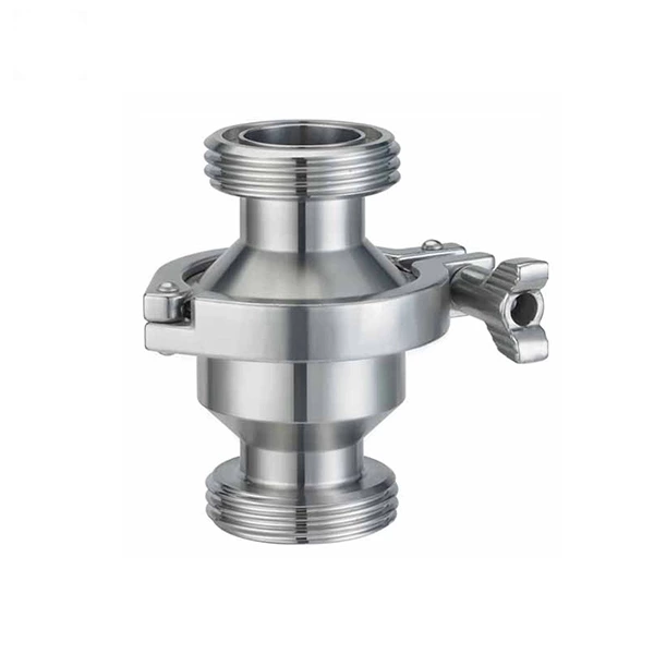 Sanitary Stainless Steel Thread Clamped Check Valve