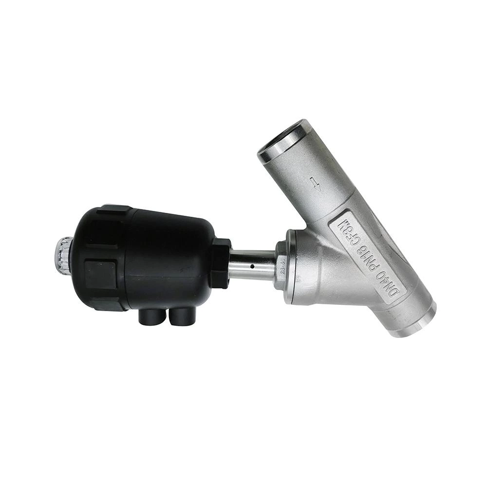 Stainless Steel Pneumatic Weld Angle Seat Valve