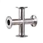 BPE Sanitary Stainless Steel Clamp Cross