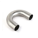 BPE Sanitary Stainless Steel 180 Degree Welded U Type Elbow