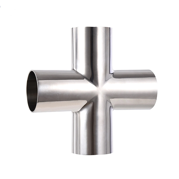 ASTM A403 WP304 Sanitary Stainless Steel Butt Weld Cross