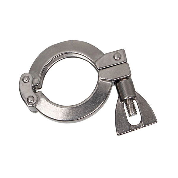 Sanitary Stainless Steel 13SF Double Pin Pipe Clamp