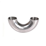 DIN Sanitary Stainless Steel 180 Degree Welded U Type Elbow