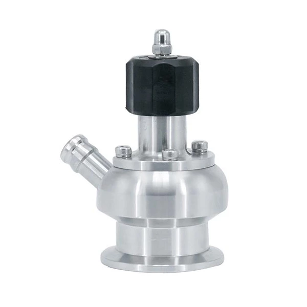 Hygienic Stainless Steel Clamped Pneumatic Single Port Aseptic Sampling Valve