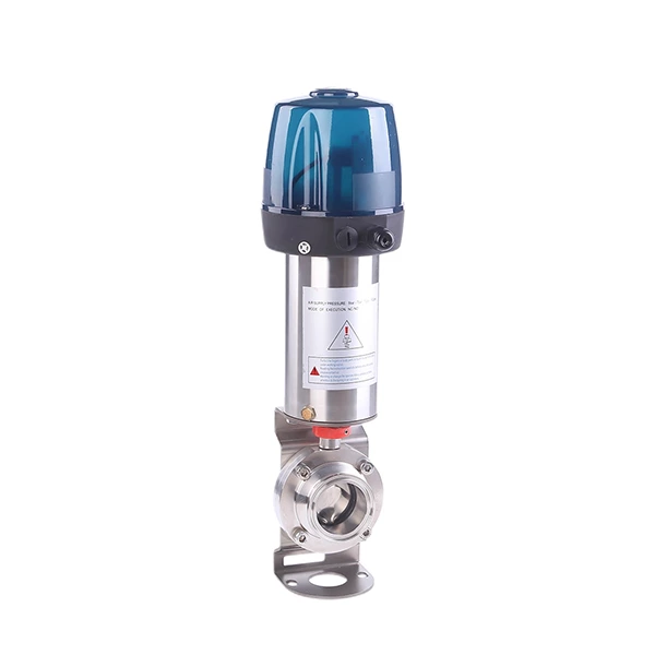 Intelligent C-TOP Pneumatic Sanitary Stainless Steel Butterfly Valve