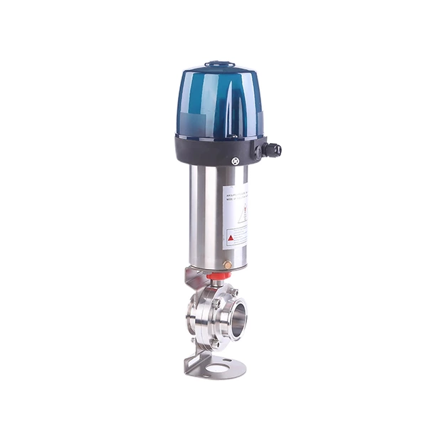 Intelligent C-TOP Pneumatic Sanitary Stainless Steel Butterfly Valve