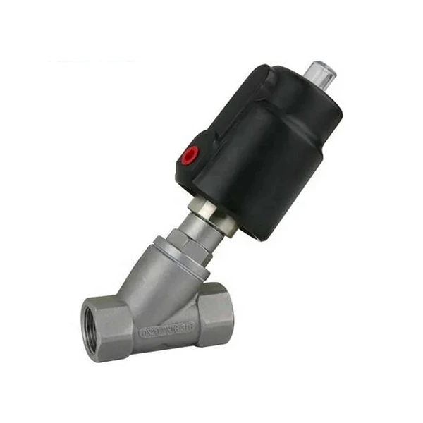 Pneumatic Female Angle Seat Valve with Plastic Actuator