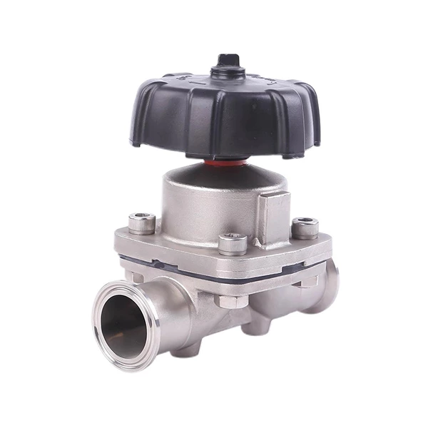 Sanitary Stainless Steel Clamped Diaphragm Valve