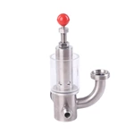 Sanitary Stainless Steel Exhaust Valve With Union Ends