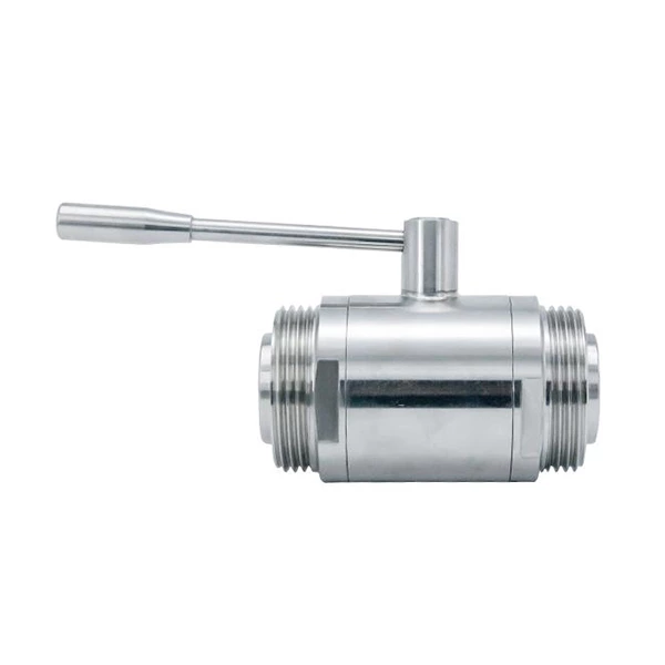 Sanitary Stainless Steel Food Male-Male Thread Ball Valve