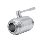 Sanitary Stainless Steel Food Male-Male Thread Ball Valve