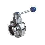 Sanitary Stainless Steel Tri Clamp Butterfly Valve With Pull Handle