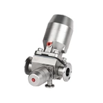 Stainless Steel Hygienic Forged Pneumatic Clamp Diaphragm Valve