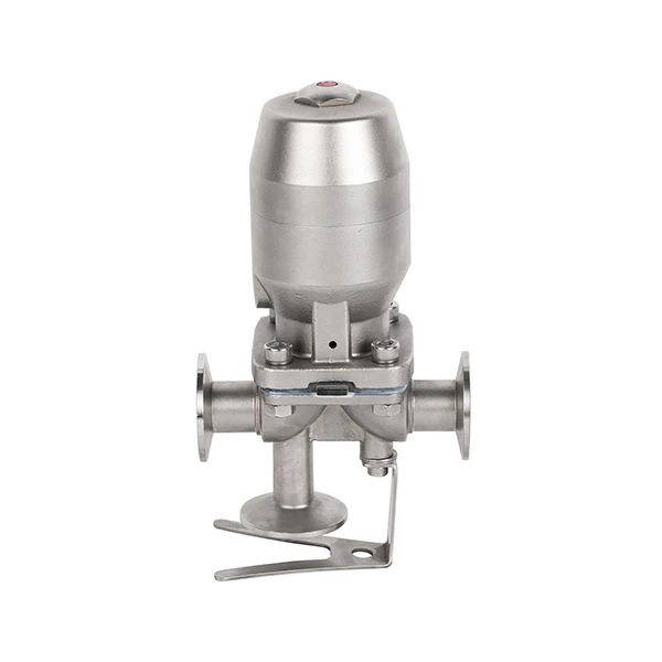 Stainless Steel Hygienic Forged Pneumatic Clamp Diaphragm Valve