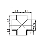 Welded Cross,BPE-9W