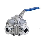 Sanitary Stainless Steel Two Ways Non-detention Ball Valves