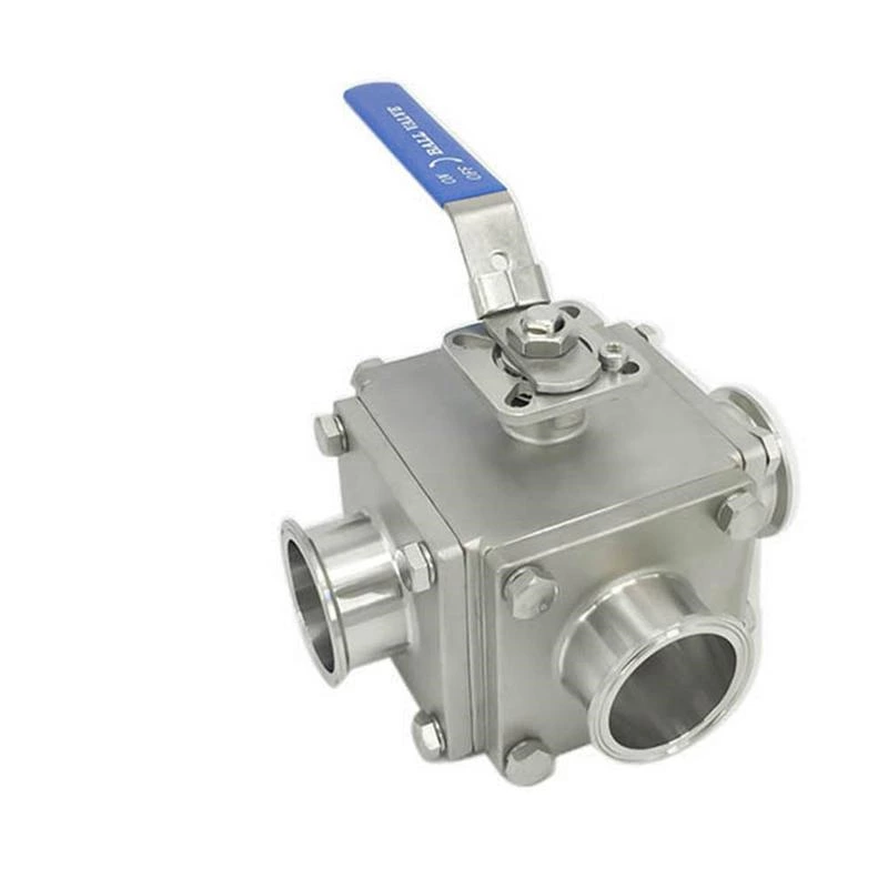 Sanitary Stainless Steel Two Ways Non-detention Ball Valves