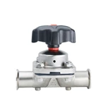 Sanitary 304 Stainless Steel Manual Bottom Diaphragm Valve