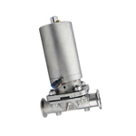 Sanitary 304 Stainless Steel Manual Bottom Diaphragm Valve