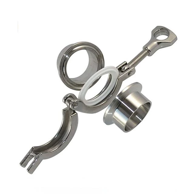 14AMP 28.6MM Sanitary Stainless Steel Pipe Clamp Ferrule