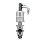 Sanitary LL Pneumatic Diverter Valves with Proximity Sensor