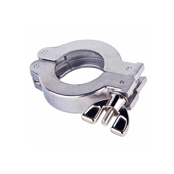 KF Vacuum components Vacuum flange with Wing Nut clamp and center ring