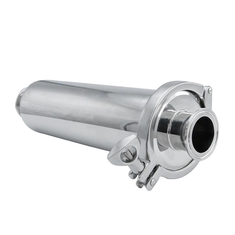 Sanitary Stainless Steel Tri Clamp Clamped Straight Filter