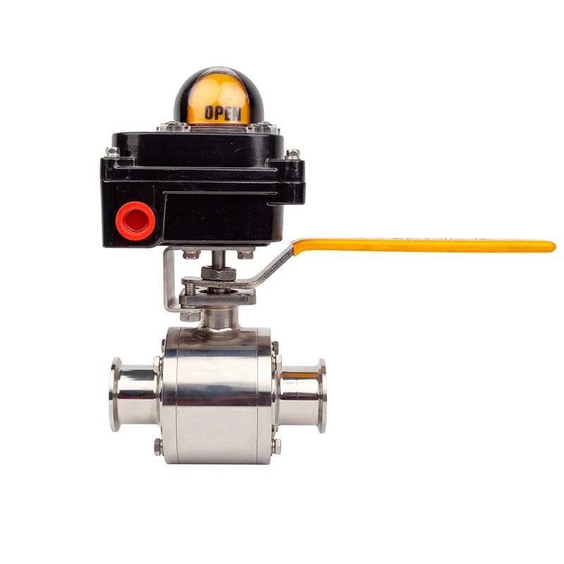 Sanitary Non-retention Manual Ball Valves with Proximity Switch