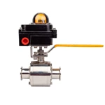 Sanitary Non-retention Manual Ball Valves with Proximity Switch