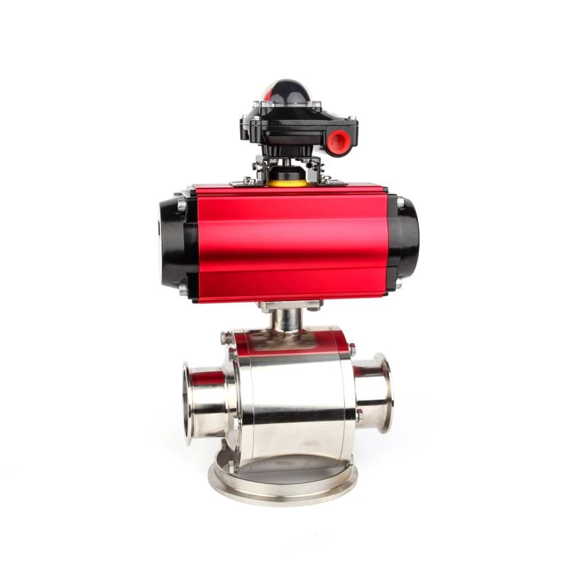 Sanitary Non-retention Manual Ball Valves with Proximity Switch