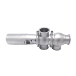 Stainless Steel Sanitary Pneumatic Diverter Double Seat Valves