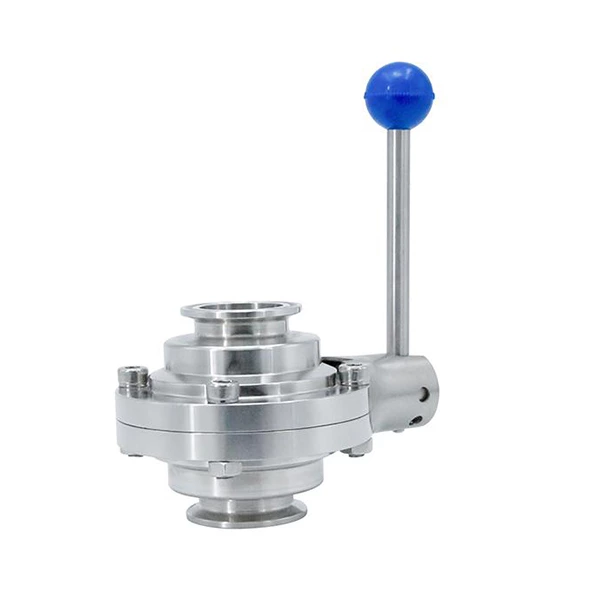 Stainless Steel Sanitary Clamped Butterfly Type Ball Valves