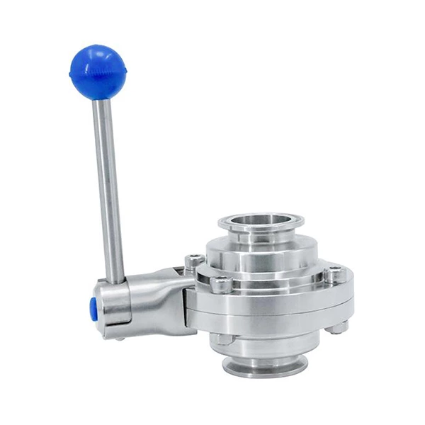 Stainless Steel Sanitary Clamped Butterfly Type Ball Valves