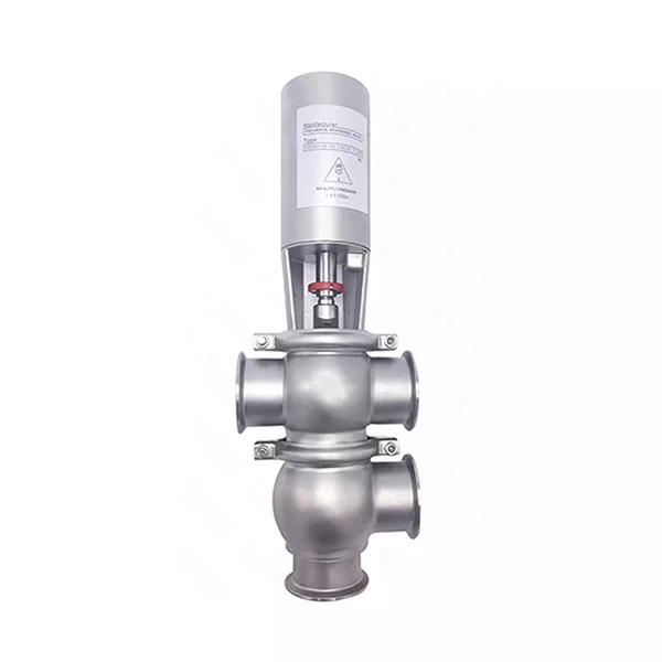 3A Sanitary TL Type Divert Seat Valve with SS304 SS316L