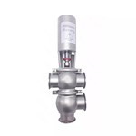 3A Sanitary TL Type Divert Seat Valve with SS304 SS316L