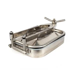 435×335MM Sanitary Rectangular Tank Manways with One Intersectant Arms