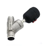 Sanitary Stainless Steel Plastic Actuator Angle Seat Valve