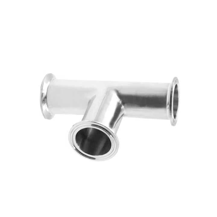 Stainless Steel KF16 KF25 KF40 KF50 Vacuum Fitting KF 3 Way Tee