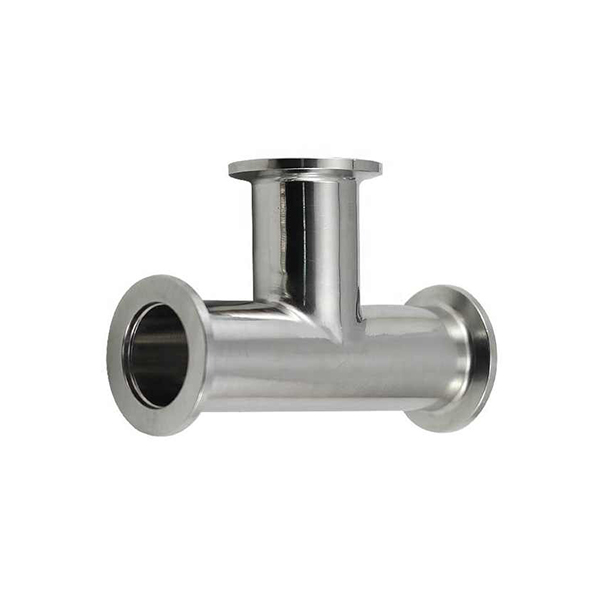Stainless Steel KF16 KF25 KF40 KF50 Vacuum Fitting KF 3 Way Tee