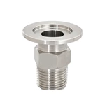 Sanitary Stainless Steel 304 1/4" BSPT Vacuum Adapter X NW/KF25 Flange