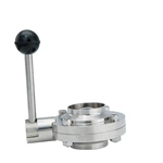 Stainless Steel Sanitary Butt-weld Manual Butterfly Valves