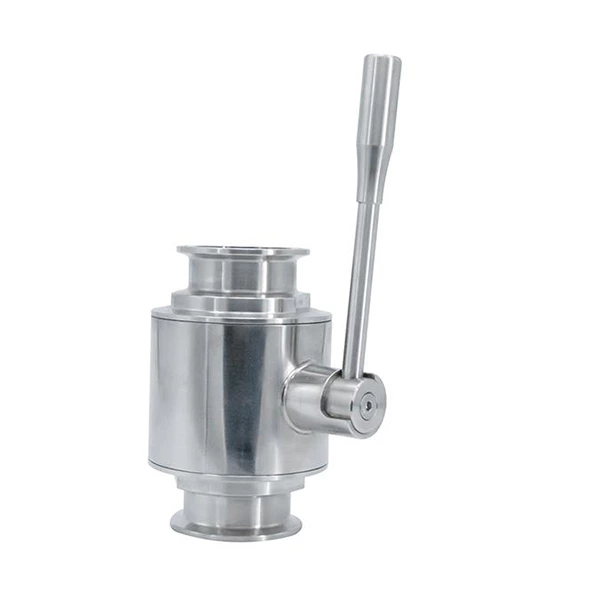 Sanitary Hygienic Stainless Steel Straight Clamped Ball Valves