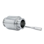 Sanitary Hygienic Stainless Steel Straight Clamped Ball Valves