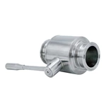 Sanitary Hygienic Stainless Steel Straight Clamped Ball Valves