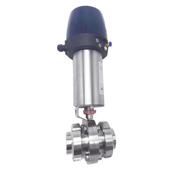 Sanitary Pneumatic Thread Butterfly Valves with Intelligent Control