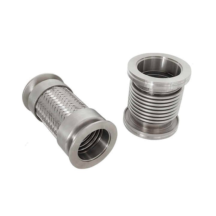 KF ISO CFStainless Steel 304 Vacuum Braided Flexible Bellow hose Vacuum Bellow