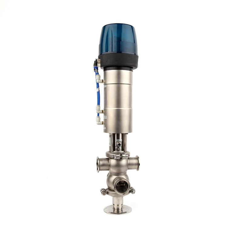 Stainless Steel Sanitary Intelligent Pneumatic Mix-Proof Valves